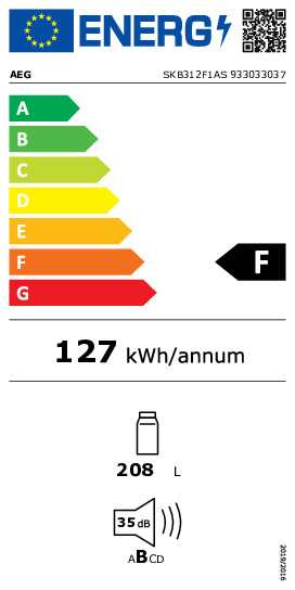Energielabel Kühlschrank SKB312F1AS